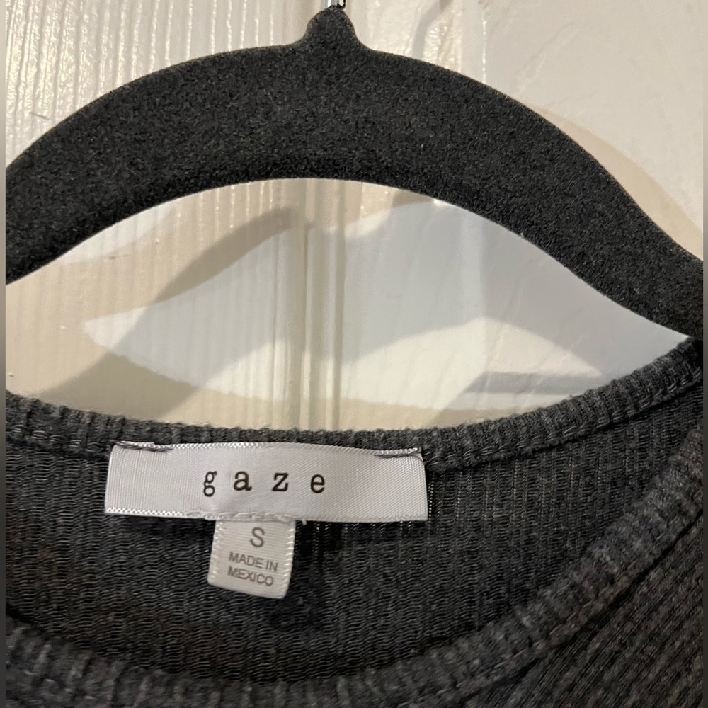 Grey Ribbed Bodysuit - Picture 5 of 5
